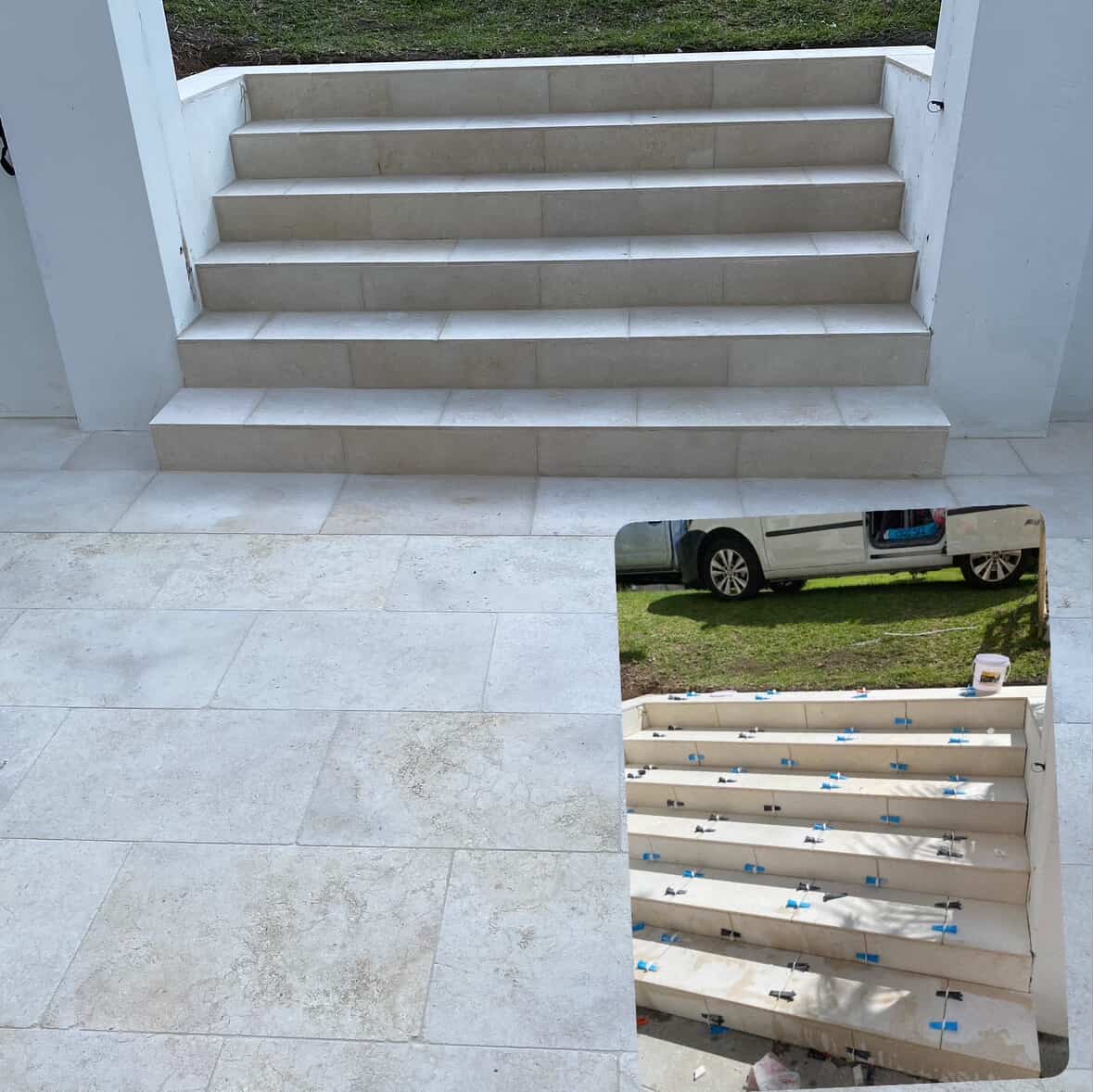 Commercial tiling project